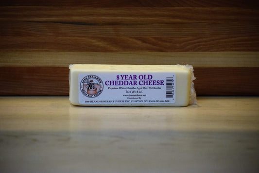 8 Year Old Cheddar Cheese (8 oz.) [96+ months]